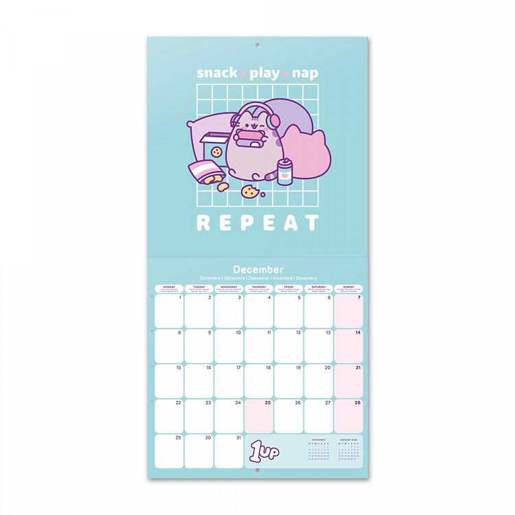 Wall Calendar 2025 30X30cm PUSHEEN