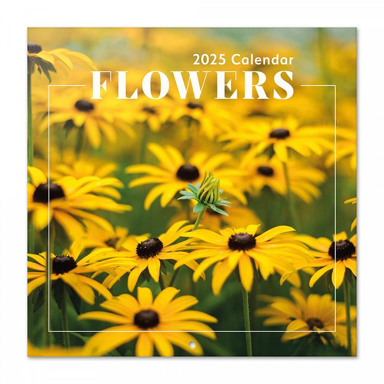 Wall Calendar 2025 30X30cm FLOWERS