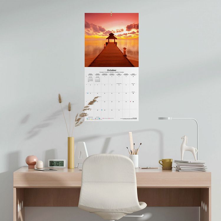 Wall Calendar 2025 30X30cm TROPICAL PARADISE