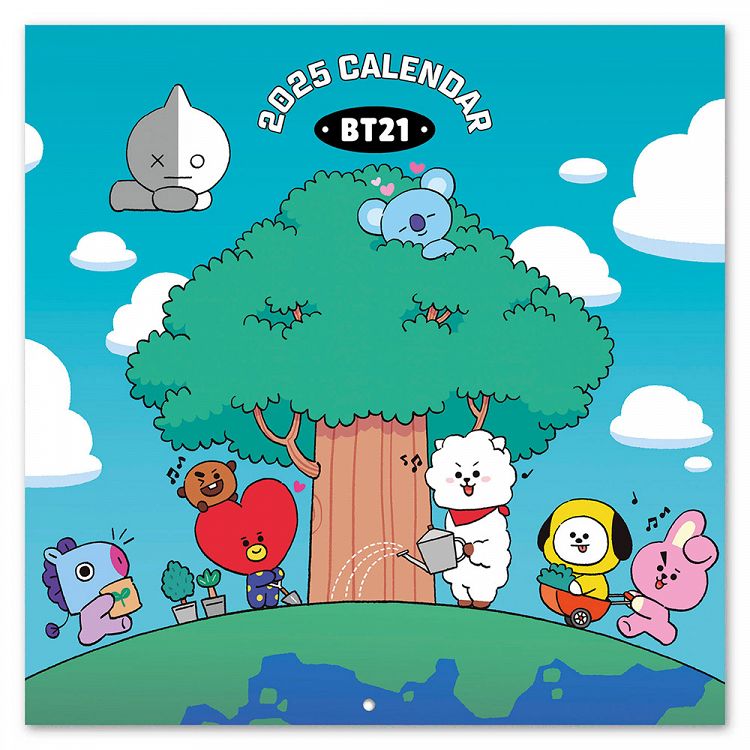 Wall Calendar 2025 30X30cm BT21