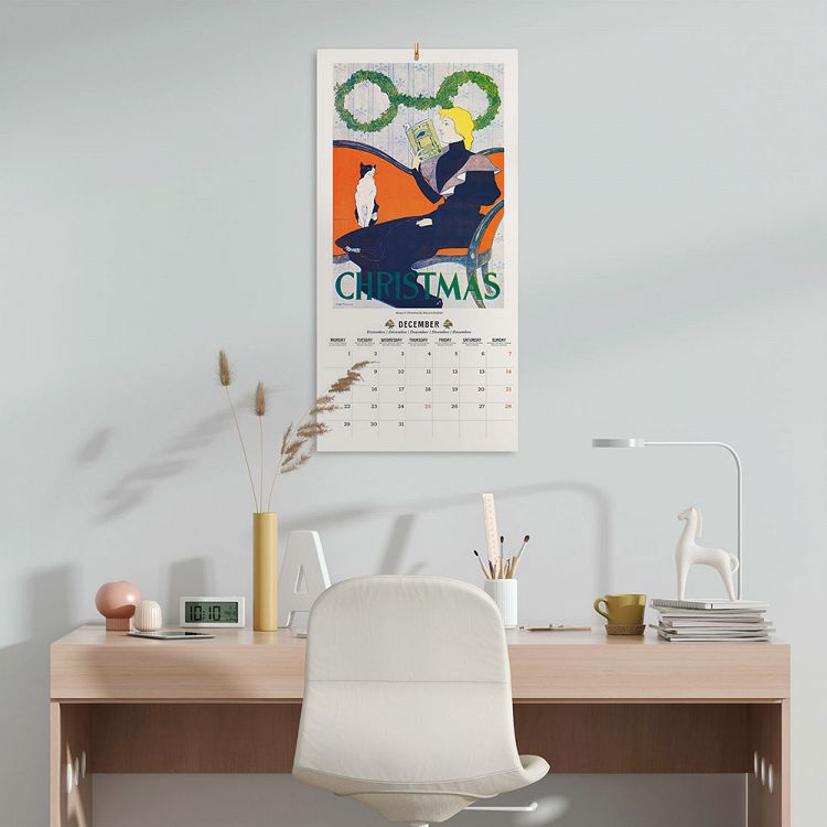 Wall Calendar 2025 30X30cm ART NOUVEAU