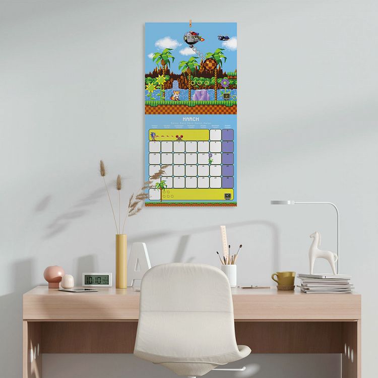 Wall Calendar 2025 30X30cm SONIC