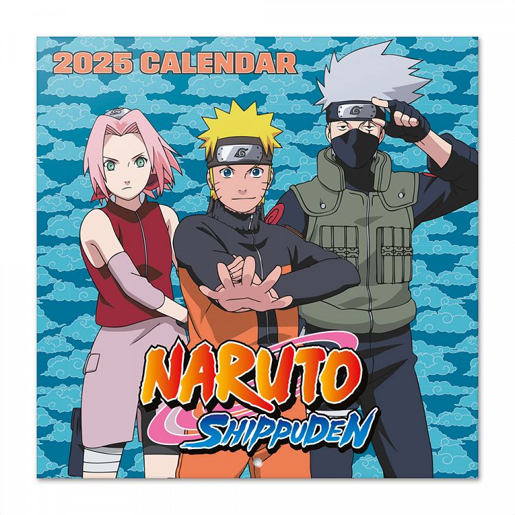 Wall Calendar 2025 30X30cm NARUTO