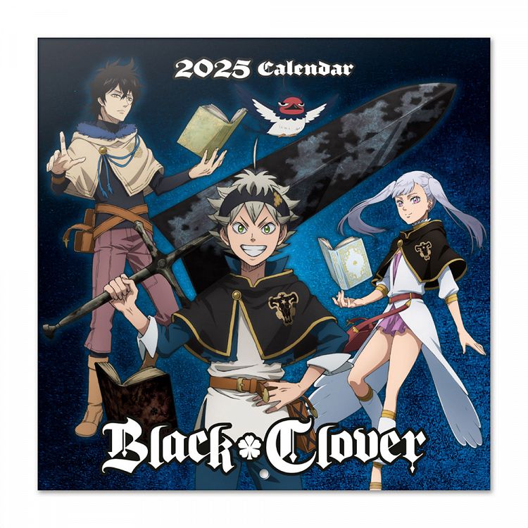 Wall Calendar 2025 30X30cm BLACK CLOVER