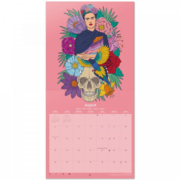 Wall Calendar 2025 30X30cm FRIDA KAHLO