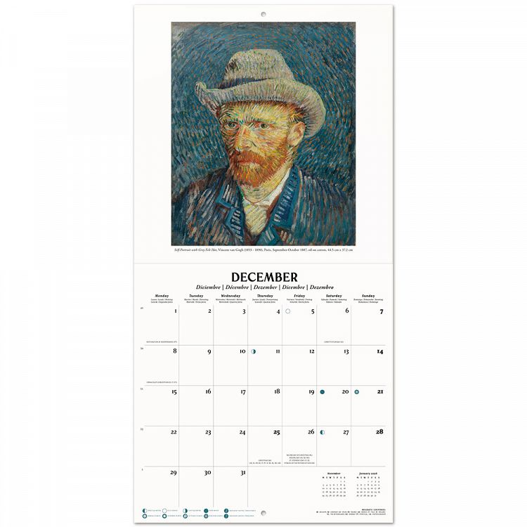 Wall Calendar 2025 30X30cm VAN GOGH MUSEUM