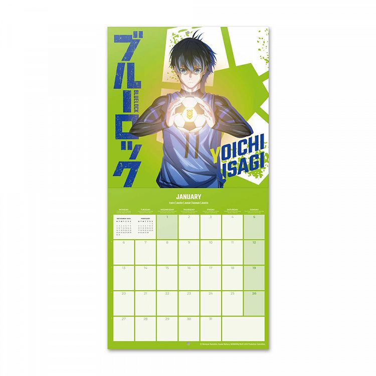 Wall Calendar 2025 30X30cm BLUE LOCK