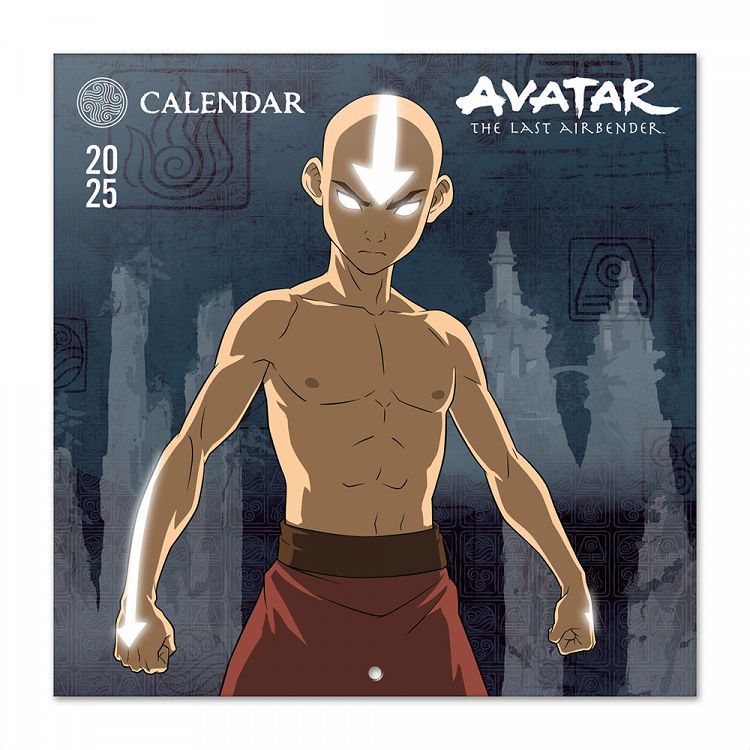 Wall Calendar 2025 30X30cm AVATAR THE LAST AIRBENDER