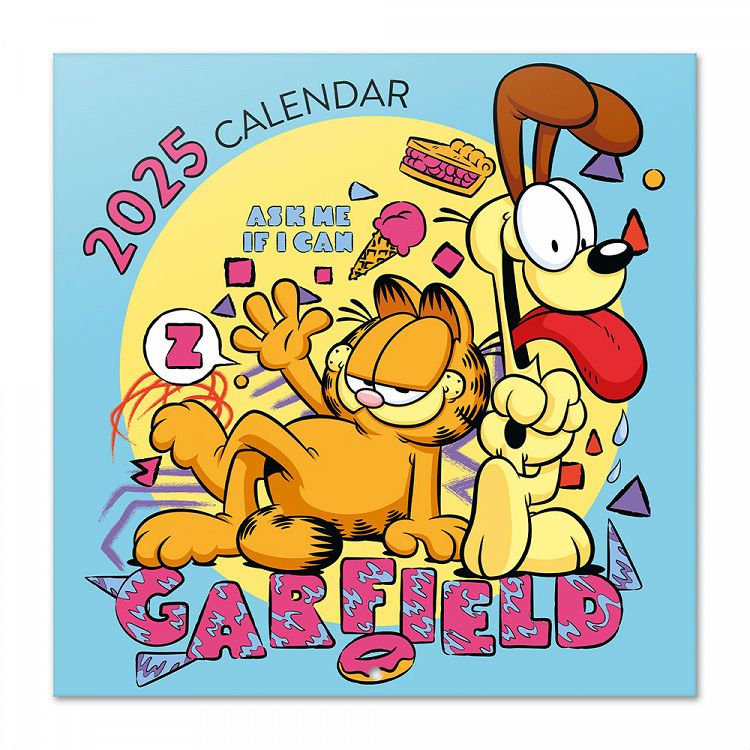 Wall Calendar 2025 30X30cm GARFIELD