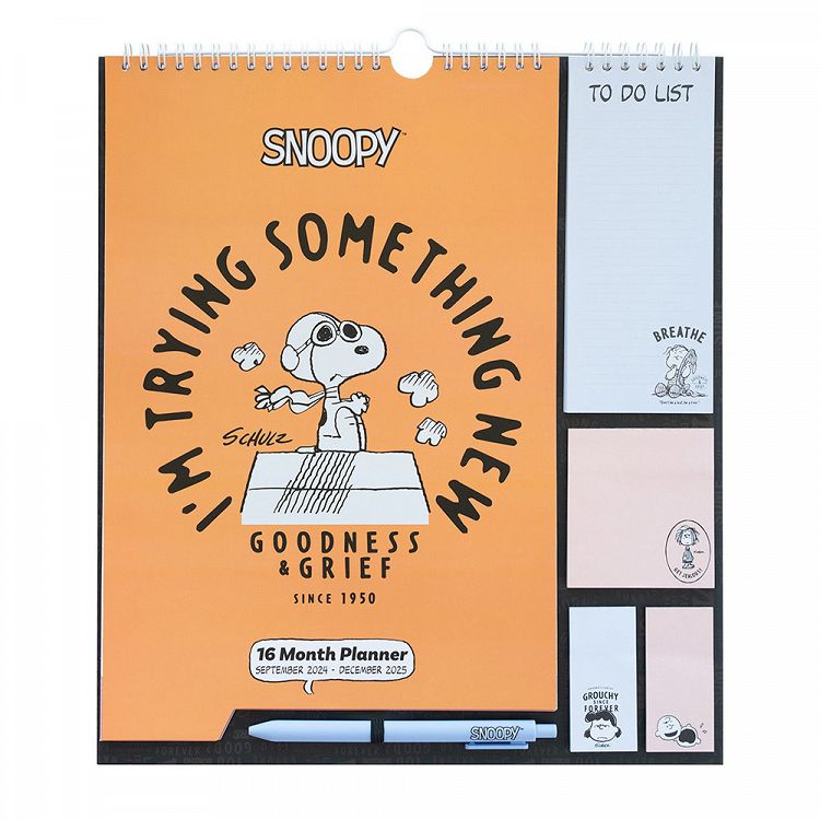 Wall Calendar/Planner 2024/2025 30X34cm SNOOPY