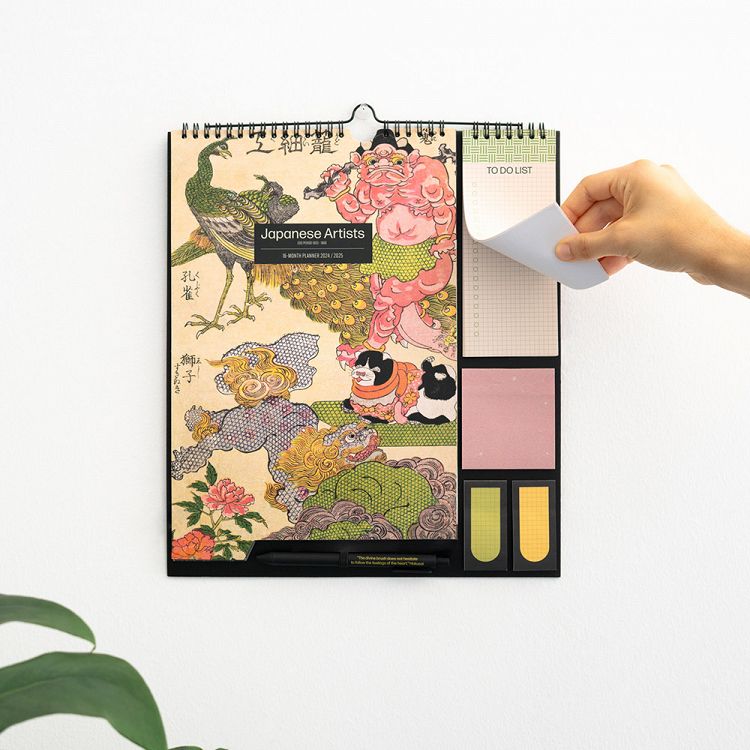 Wall Calendar/Planner 2024/2025 30X34cm JAPANESE ARTISTS