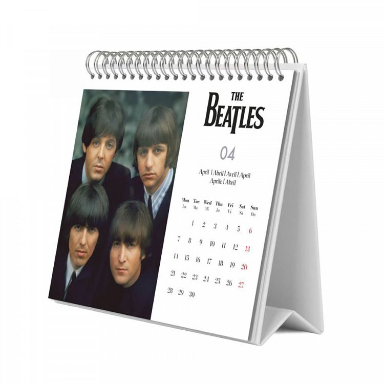 Deluxe Desk Calendar 2025 THE BEATLES