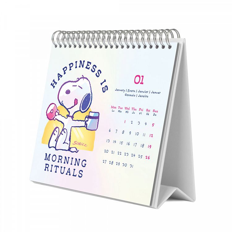 Deluxe Desk Calendar 2025 SNOOPY