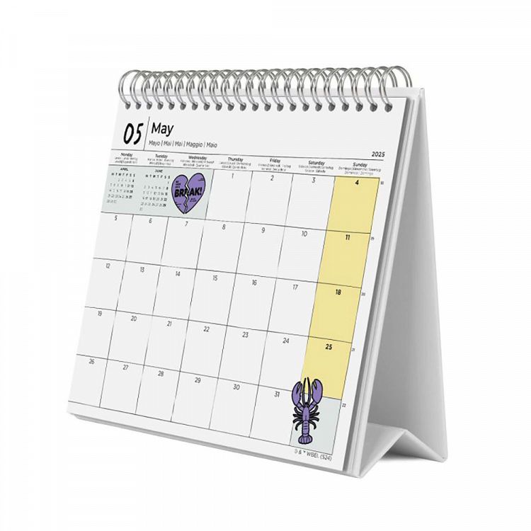 Deluxe Desk Calendar 2025 FRIENDS