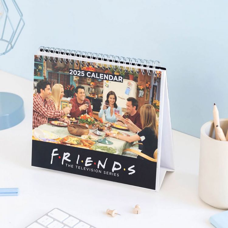 Deluxe Desk Calendar 2025 FRIENDS