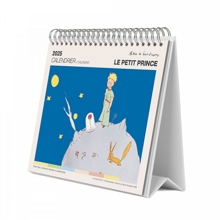 Deluxe Desk Calendar 2025 THE LITTLE PRINCE