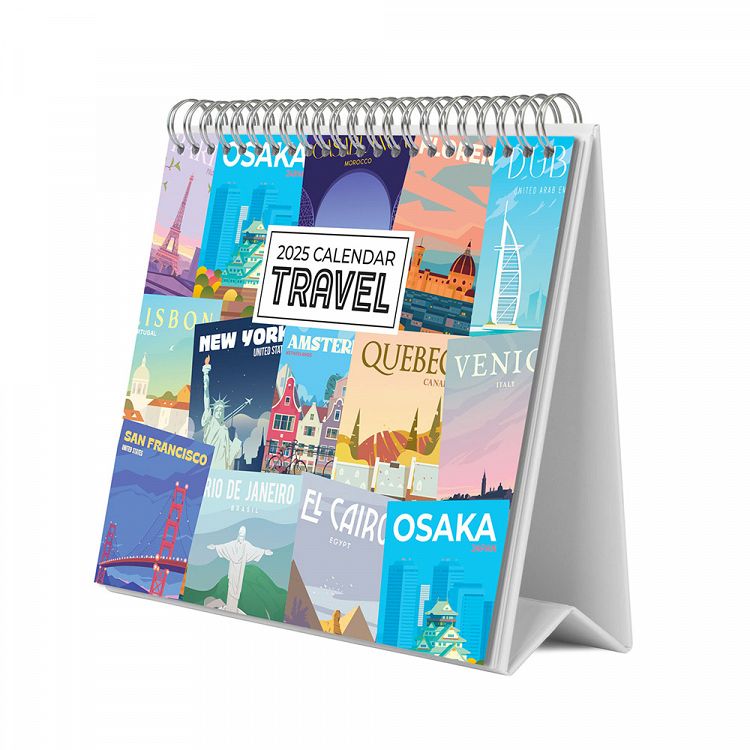 Deluxe Desk Calendar 2025 TRIPS