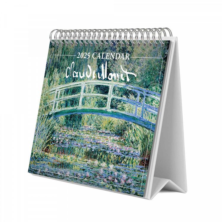 Deluxe Desk Calendar 2025 MONET