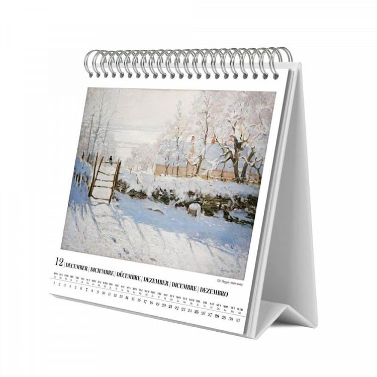 Deluxe Desk Calendar 2025 MONET