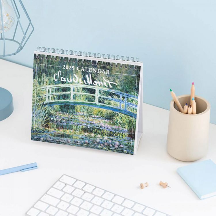 Deluxe Desk Calendar 2025 MONET