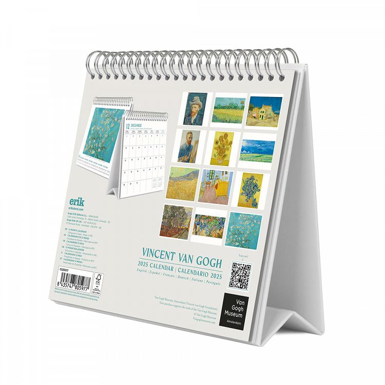 Deluxe Desk Calendar 2025 VAN GOGH MUSEUM