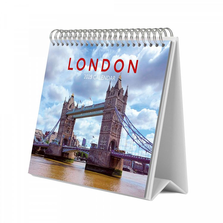 Deluxe Desk Calendar 2025 LONDON