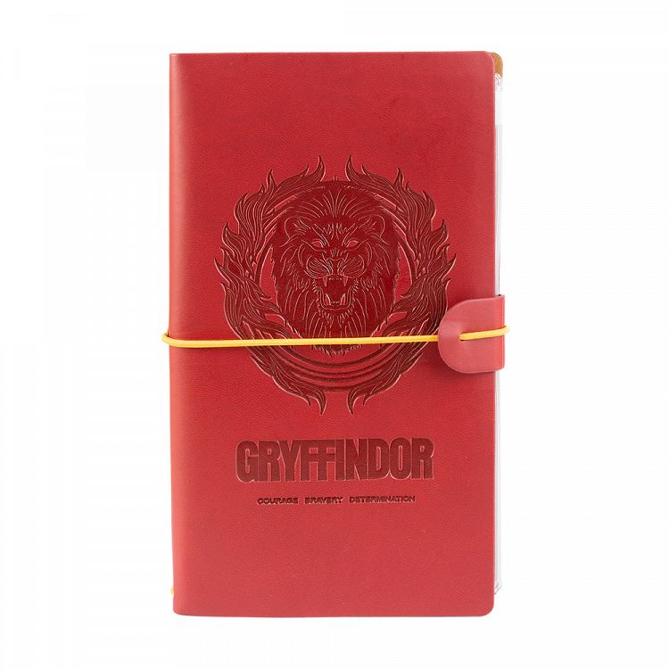 Synthetic Leather Soft Cover Travel Notebook 12X20 HARRY POTTER Gryffindor