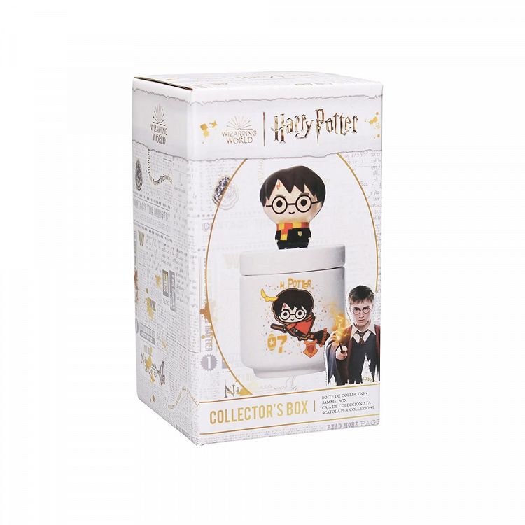 Collector's Ceramic Storage Container 14cm HARRY POTTER Kawaii Harry