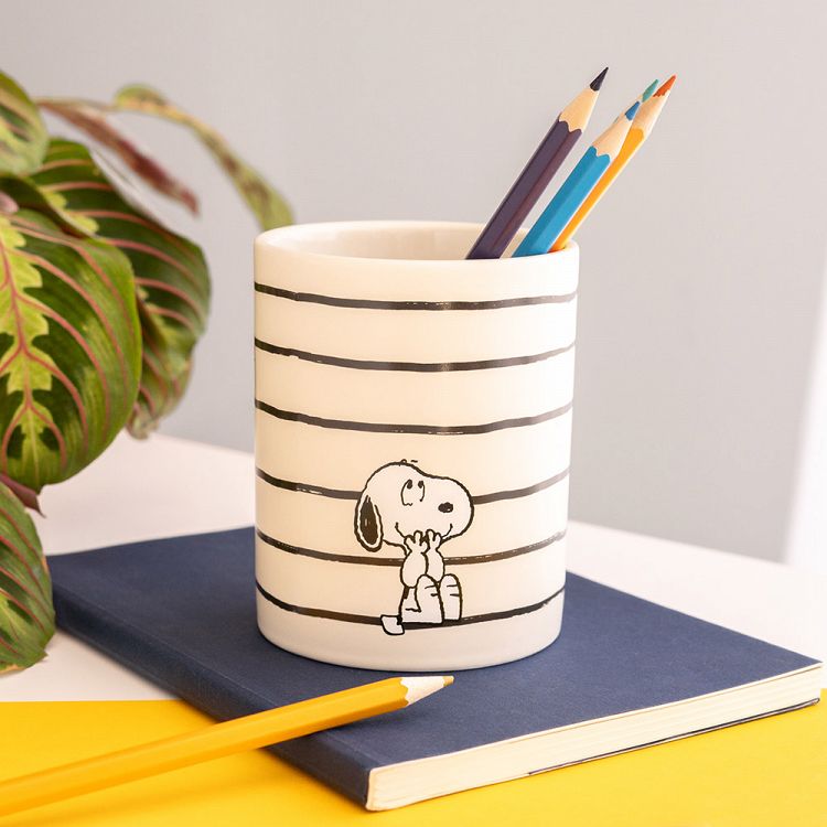 Ceramic Pencil Case SNOOPY Lazy Days