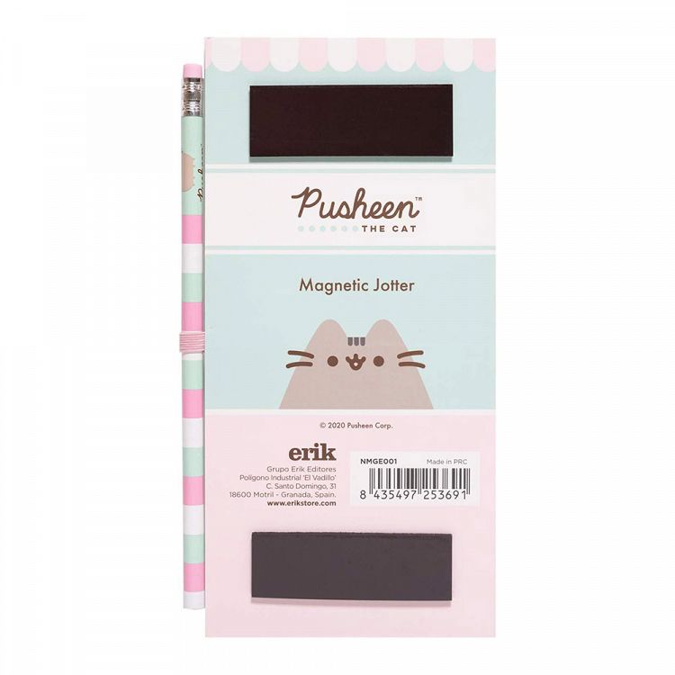 Notes Pad 90sh with Magnet & Pencil PUSHEEN Foodie Collection