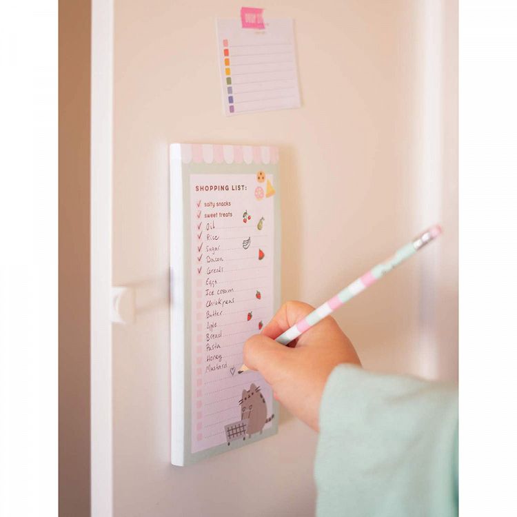 Notes Pad 90sh with Magnet & Pencil PUSHEEN Foodie Collection