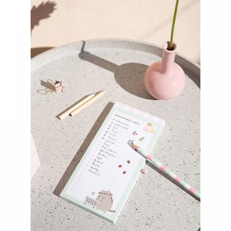 Notes Pad 90sh with Magnet & Pencil PUSHEEN Foodie Collection