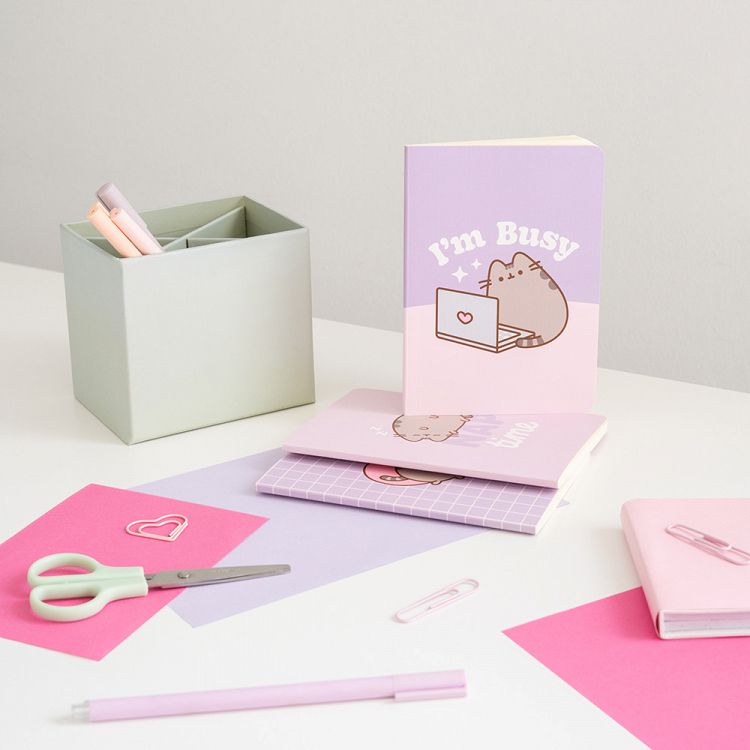 Pack of 3 Notebooks Α6/10X15 PUSHEEN Moments Collection