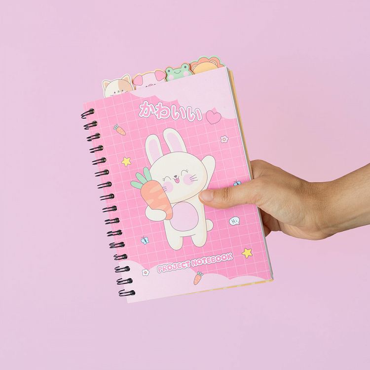 Project Spiral Notebook Α5/15X21 KAWAII