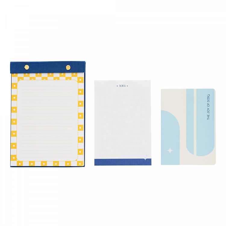 Premium Set of 3 Notepads KOKONOTE AKALIA