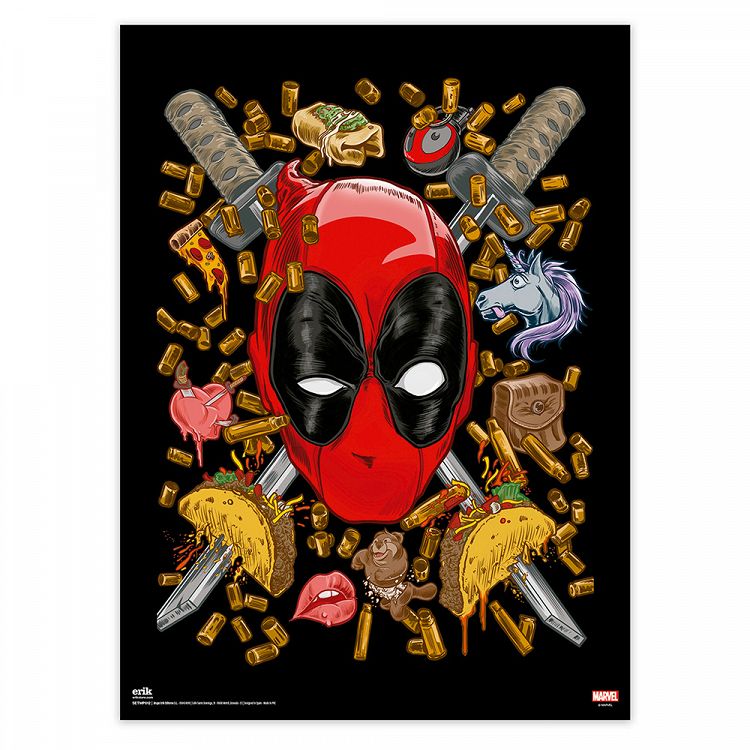 Set of 2 Mini Posters 38Χ52cm MARVEL DEADPOOL