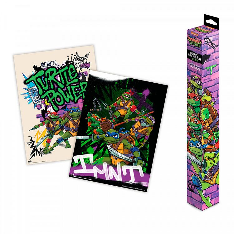 Set of 2 Mini Posters 38Χ52cm TEENAGE MUTANT NINJA TURTLES (Anime Collection)