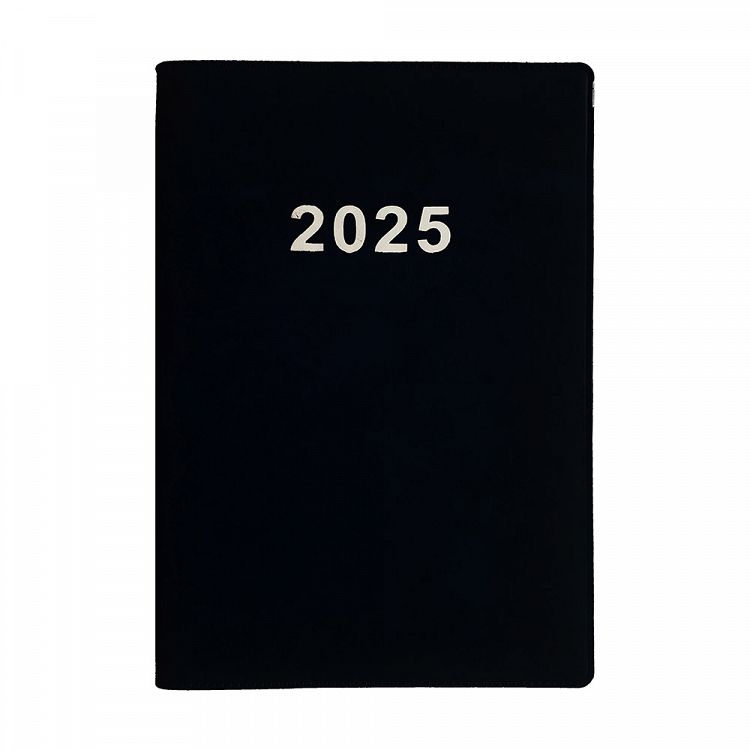 Daily Calendar Binded APOLLO 2025 12X17 Black