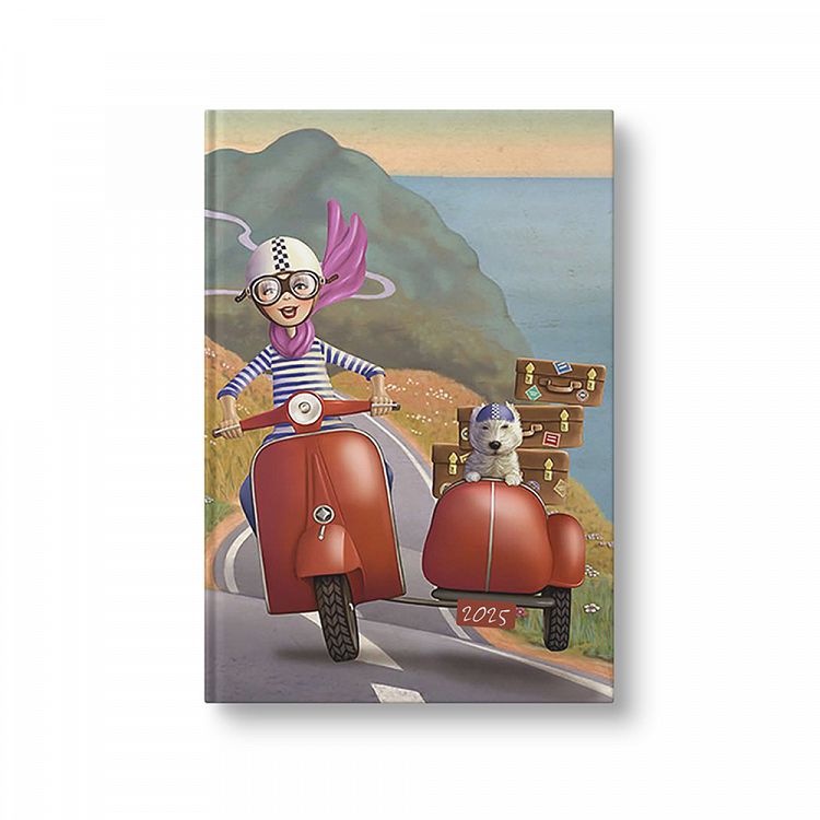 Daily Calendar Binded 2025 HYDRO@RT 12Χ17 Vespa