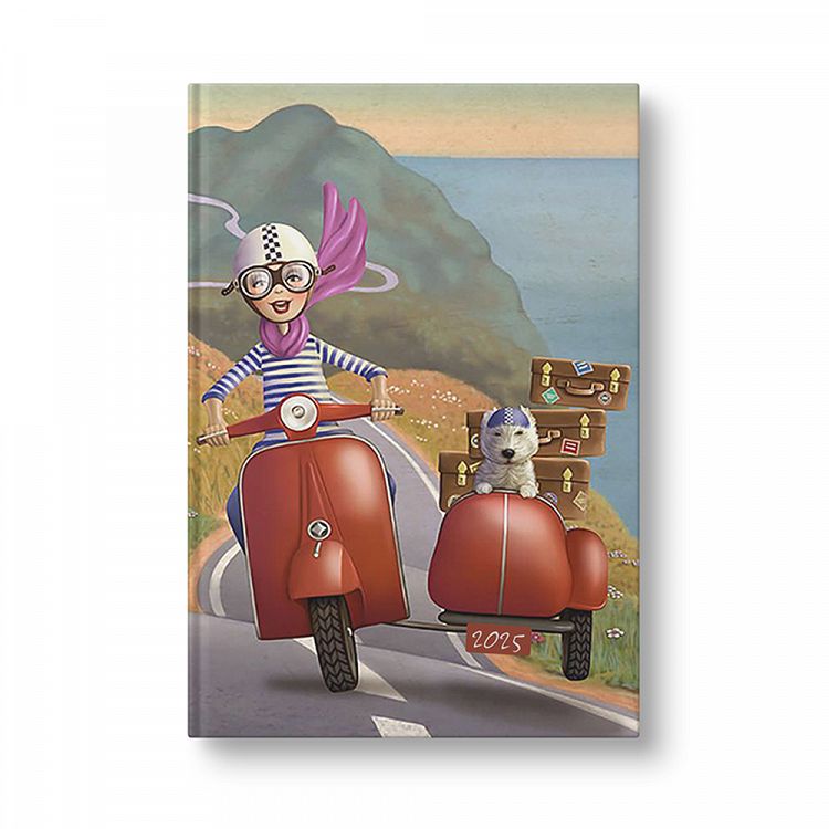 Daily Calendar Binded 2025 HYDRO@RT 15Χ21 Vespa