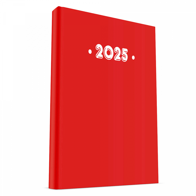 Daily Calendar PVC 2025 17Χ24 Red