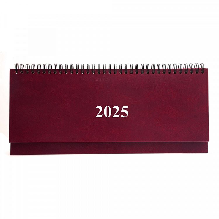 Weekly Planner 2025 30Χ13 Spiral Burgundy