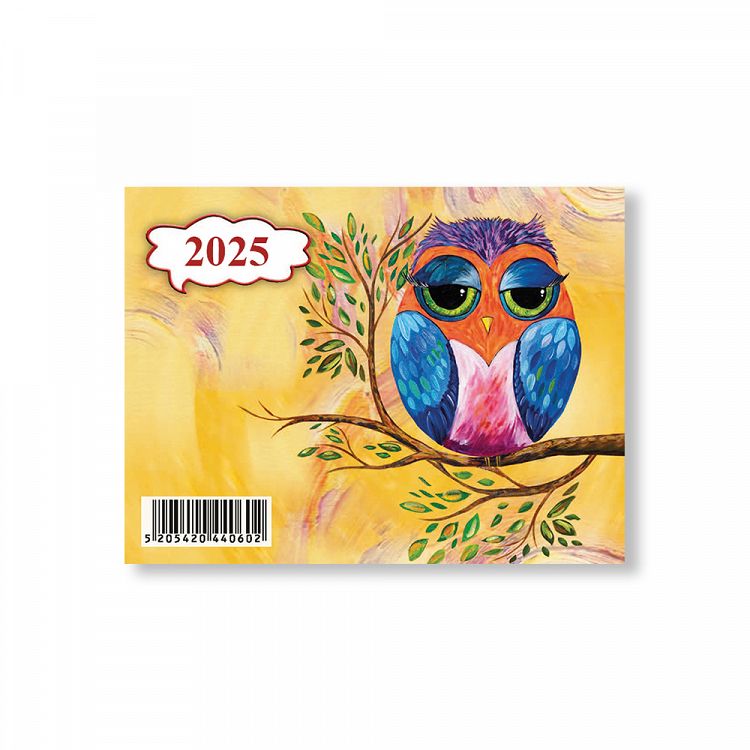 Monthly Wall Calendar 2025 7Χ9,5 12 Designs 12 sheets