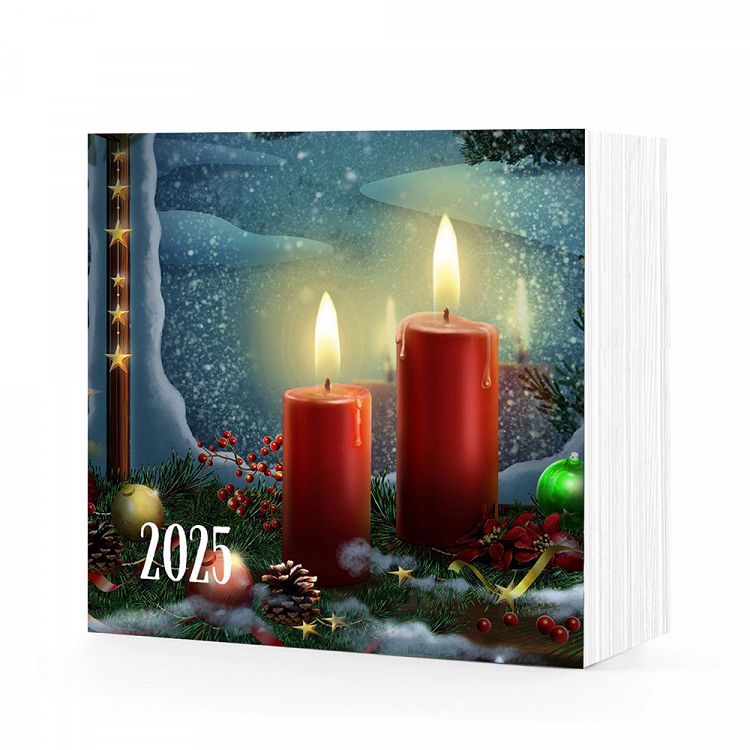 Wall Calendar 2025 Cooking 7x7, in 11 Designs, Heat-sealed