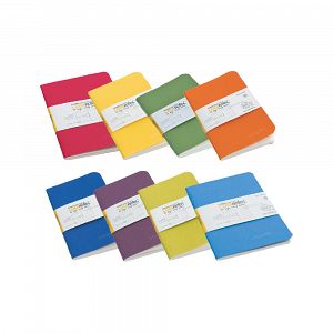 Loginotes Notebook FABRIC LINE 9Χ14 cm in 5 colors