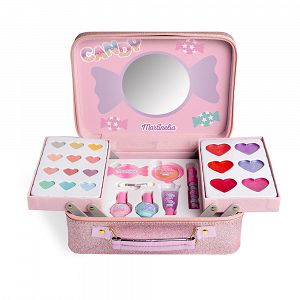 Beauty Case with Makeup in 2 Levels CANDY