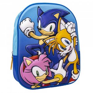 Kids 3D Backpack SONIC THE HEDGEHOG Sonic and Friends