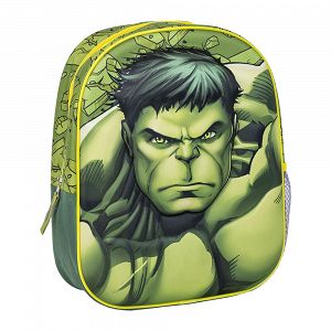 Παιδική Τσάντα Πλάτης Χουλκ 3D MARVEL Avengers