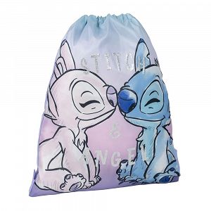 Drawstring Bag 30Χ39cm Stitch & Angel DISNEY Lilo & Stitch