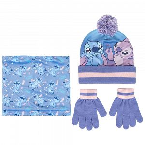 3 Pieces Set with Cap, Scarf & Gloves DISNEY Lilo & Stitch